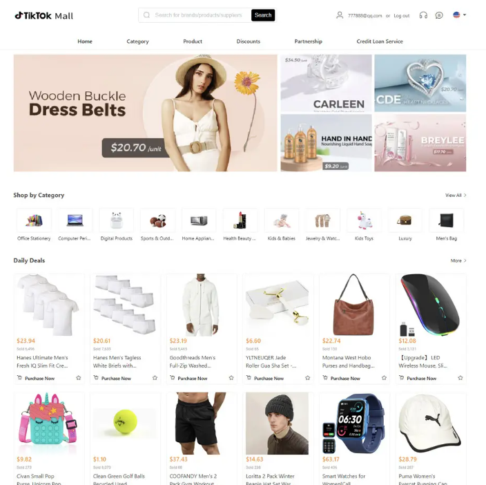 Tiktok跨境电商源码前端内嵌商城uniapp纯源码+后端Java-凡客源码
