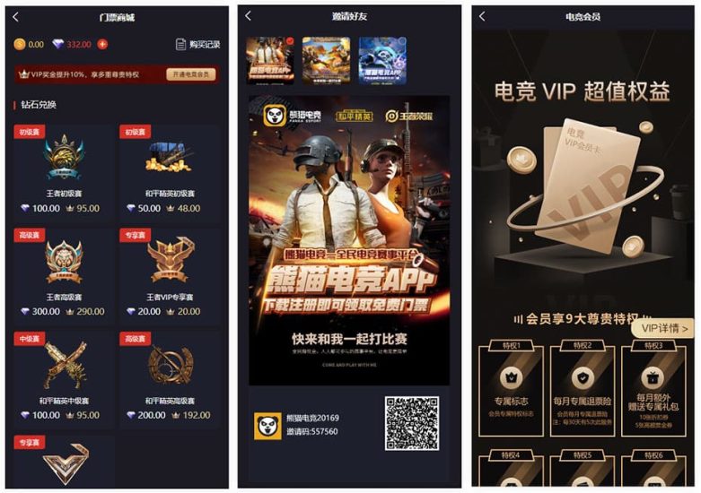 电竞王者荣耀和和平精英比赛抽成战队游戏比赛源码-凡客源码