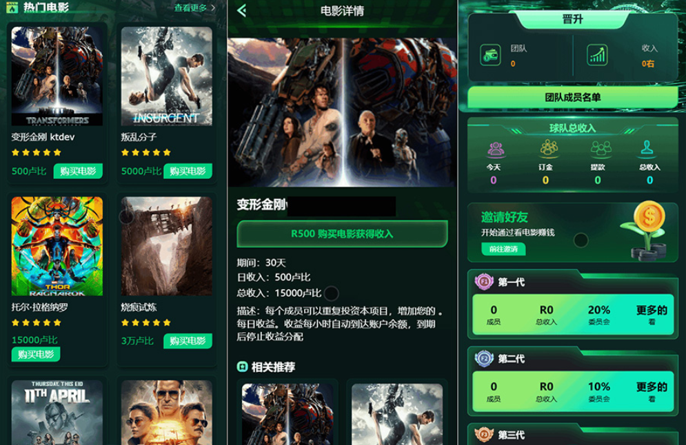  Flickiri Fun海外电影投资理财源码 影视理财类源码-凡客源码