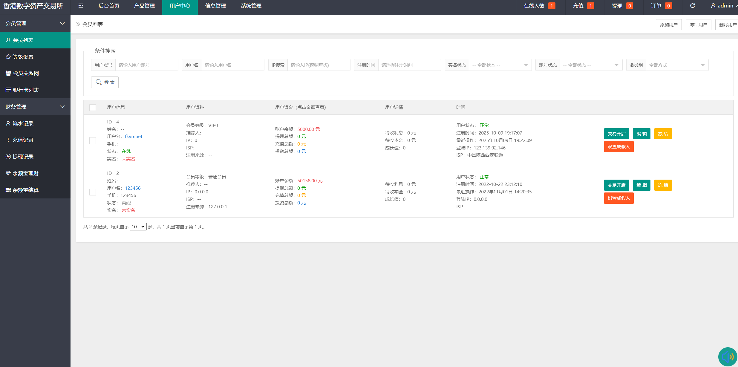 图片[7]-贵金属微盘源码/黄金微交易系统/白银黄铜微盘源码/外汇期货贵金属虚拟币交易微盘系统源码-凡客源码