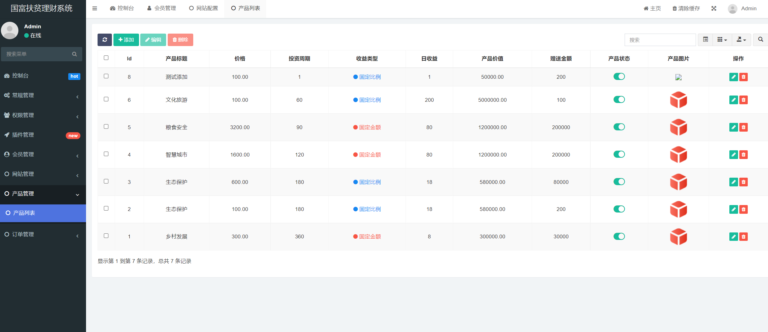 图片[6]-thinkphp框架系统乡村振兴生态保护扶贫基金理财系统全开源-凡客源码
